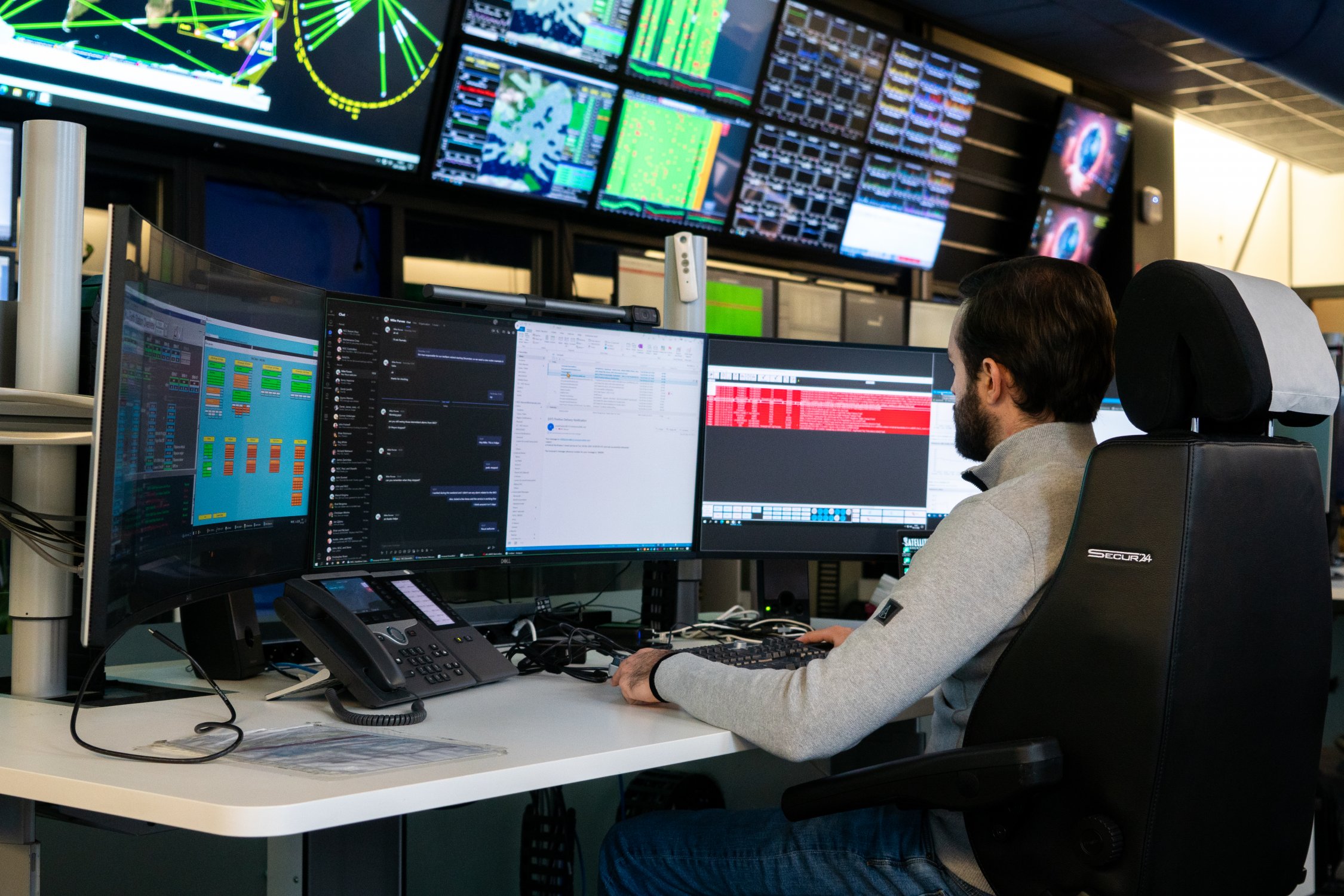 Vernieuwing Control Room Inmarsat
